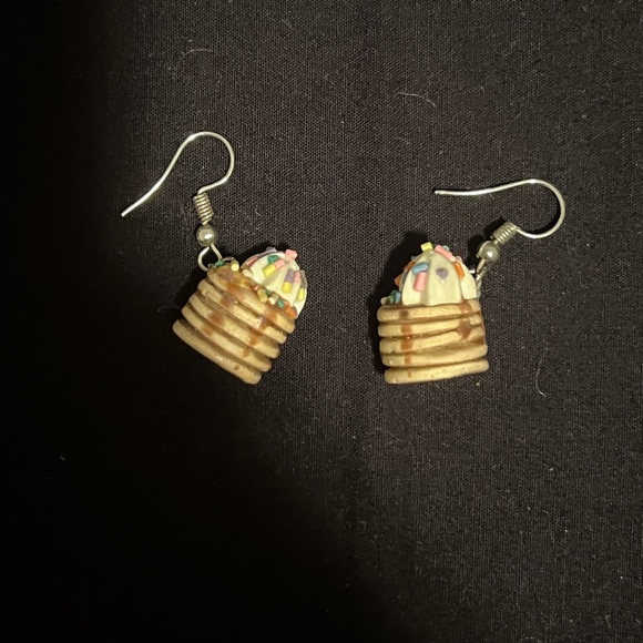 Pancake Stack Earrings - Picture 1 of 1